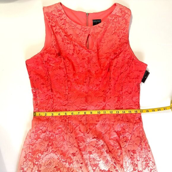NWT Gabby Skye - Women's Size 14 Dress - Sleeveless Lace Fit & Flare Back Zip - Picture 9 of 16